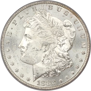image for: 1880/9-S $1 PCGS MS64