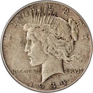 image for: 1934-S $1 PCGS XF45