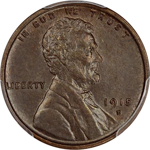 image for: 1915-D 1c PCGS AU58