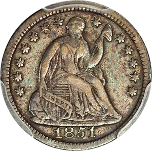 image for: 1851 H10c PCGS VF20