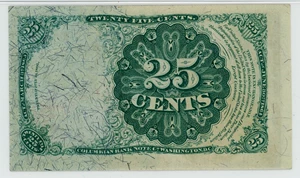 image for: FR. 1309 Bust of Robert Walker 25c Fractional Currency PMG Choice Unc 63 (EPQ)