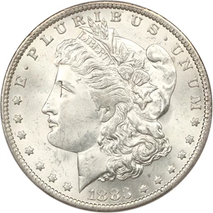 image for: 1883-O $1 PCGS MS64+