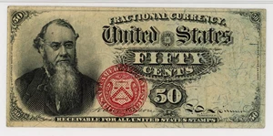 image for: FR. 1376 50c Fractional Currency PMG Very Fine 30