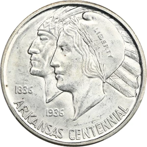 image for: 1936-D Arkansas 50c PCGS MS66