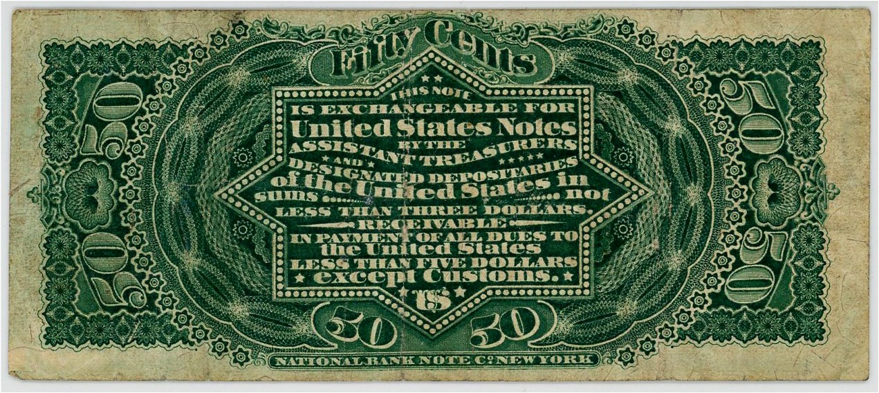 image for: FR. 1374  50c Fractional Currency PMG Very Fine 30 EPQ