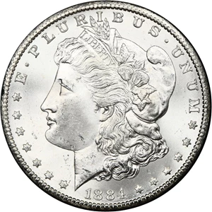 image for: 1884-CC $1 NGC/GSA MS65 (Box and COA)
