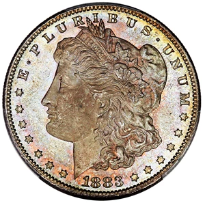 image for: 1883-S $1 PCGS MS65