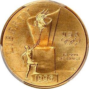 image for: 1996-W Cauldron $5 PCGS MS70