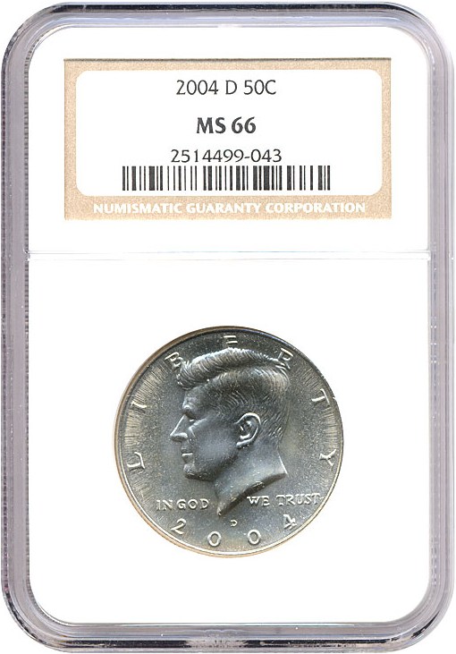 image for: 2004-D 50c  NGC MS66 