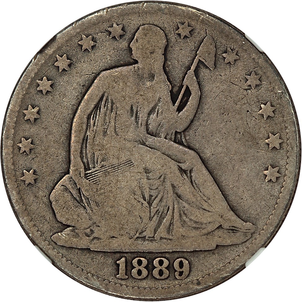 image for: 1889 50c NGC/CAC Good-06