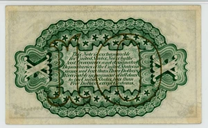 image for: FR. 1255 Head of George Washington 10c Fractional Currency PMG Choice Unc 64
