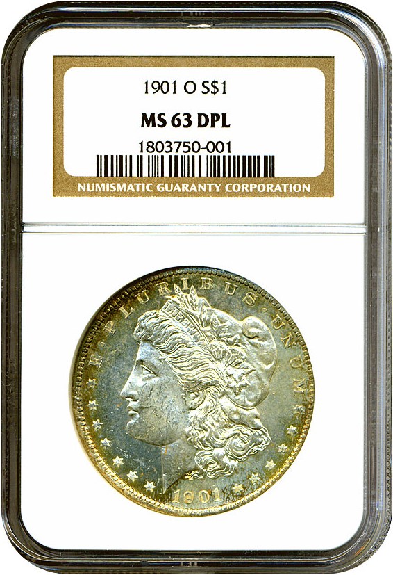 image for: 1901-O $1  NGC MS63 DMPL