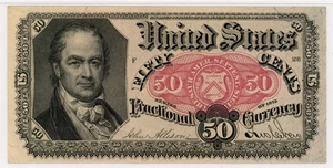 image for: FR. 1381 50c Fractional Currency PMG Choice Unc 64 (EPQ)