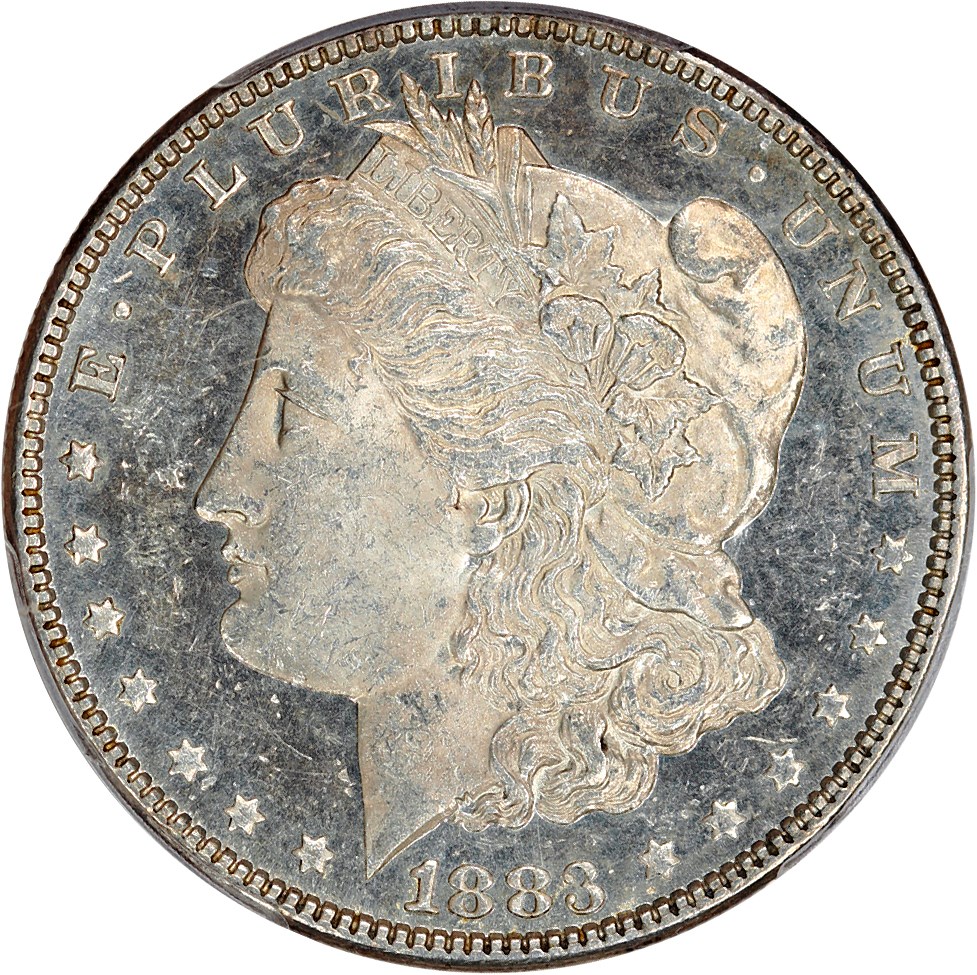 image for: 1883 $1 PCGS MS62 DMPL