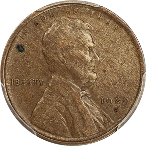 image for: 1909-S/Horiz S Lincoln 1c PCGS XF40