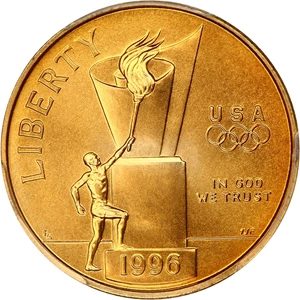 image for: 1996-W Cauldron $5 PCGS MS70