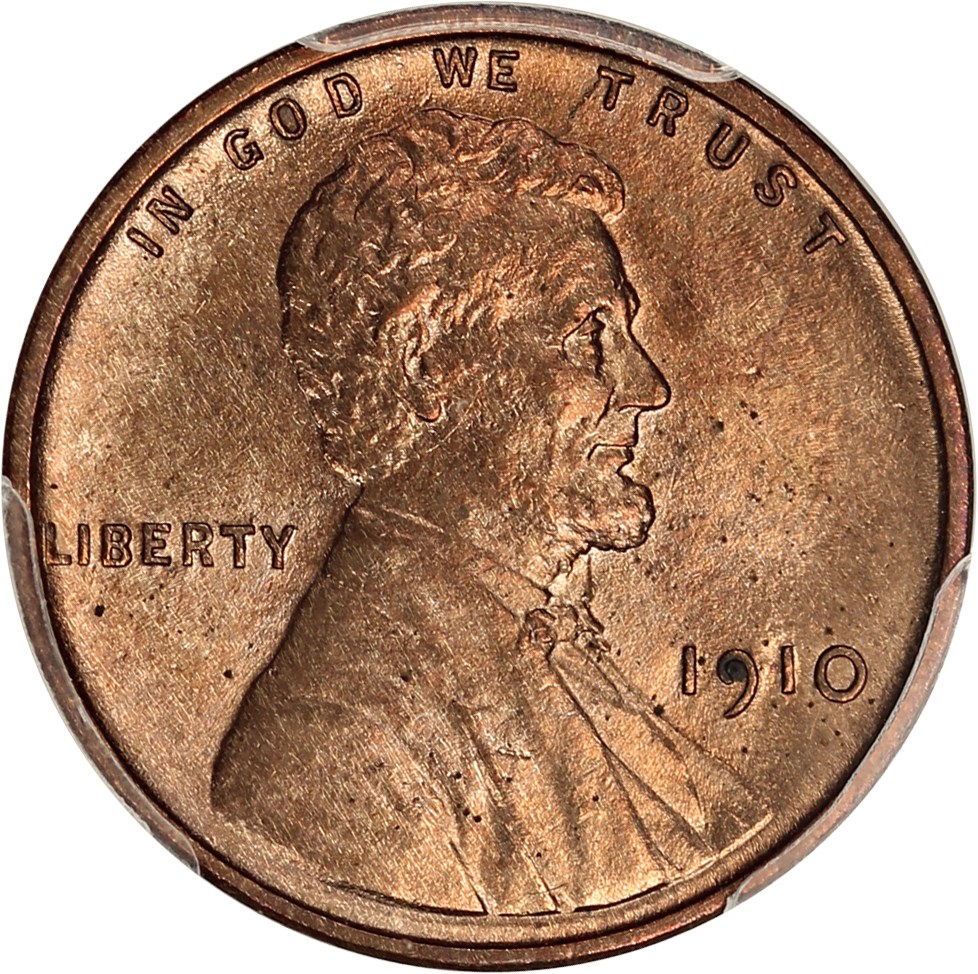 image for: 1910 1c PCGS MS64 RB