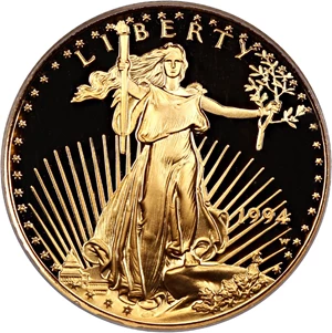 image for: 1994-W Gold Eagle $25 PCGS Proof 69 DCAM