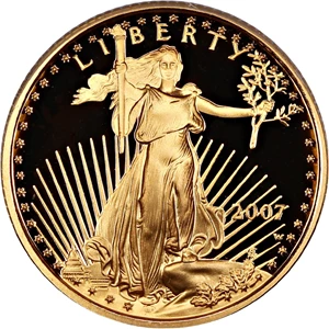 image for: 2007-W Gold Eagle $10 PCGS Proof 69 DCAM (First Strike)
