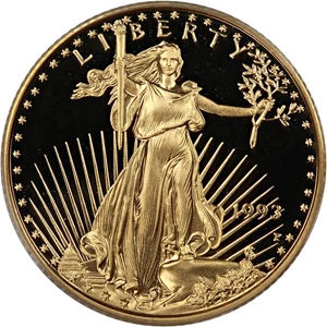 image for: 1993-P Gold Eagle $10 PCGS Proof 69 DCAM