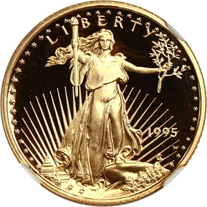 image for: 1995-W Gold Eagle $5 NGC Proof 69 UCAM