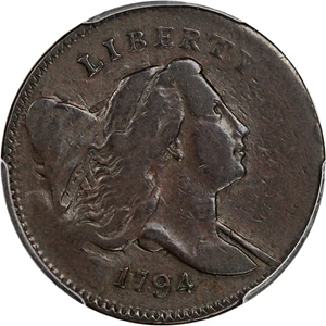 image for: 1794 1/2c PCGS VF30 (C-4a, Small Edge Letters)