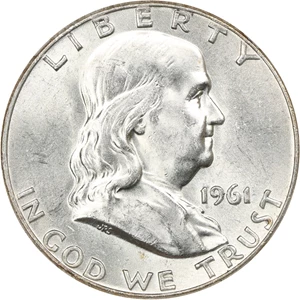 image for: 1961-D 50c NGC MS61