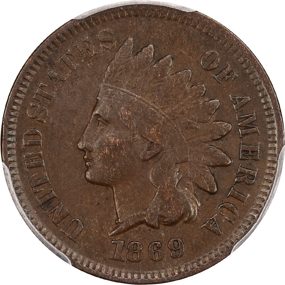 image for: 1869/69 1c PCGS VF25 (RPD FS-301, S-3)