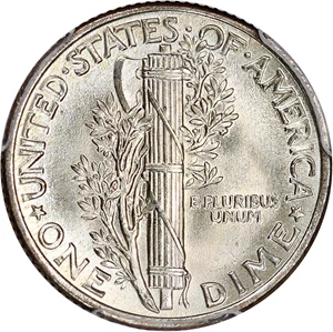 image for: 1939 10c PCGS MS68 FB