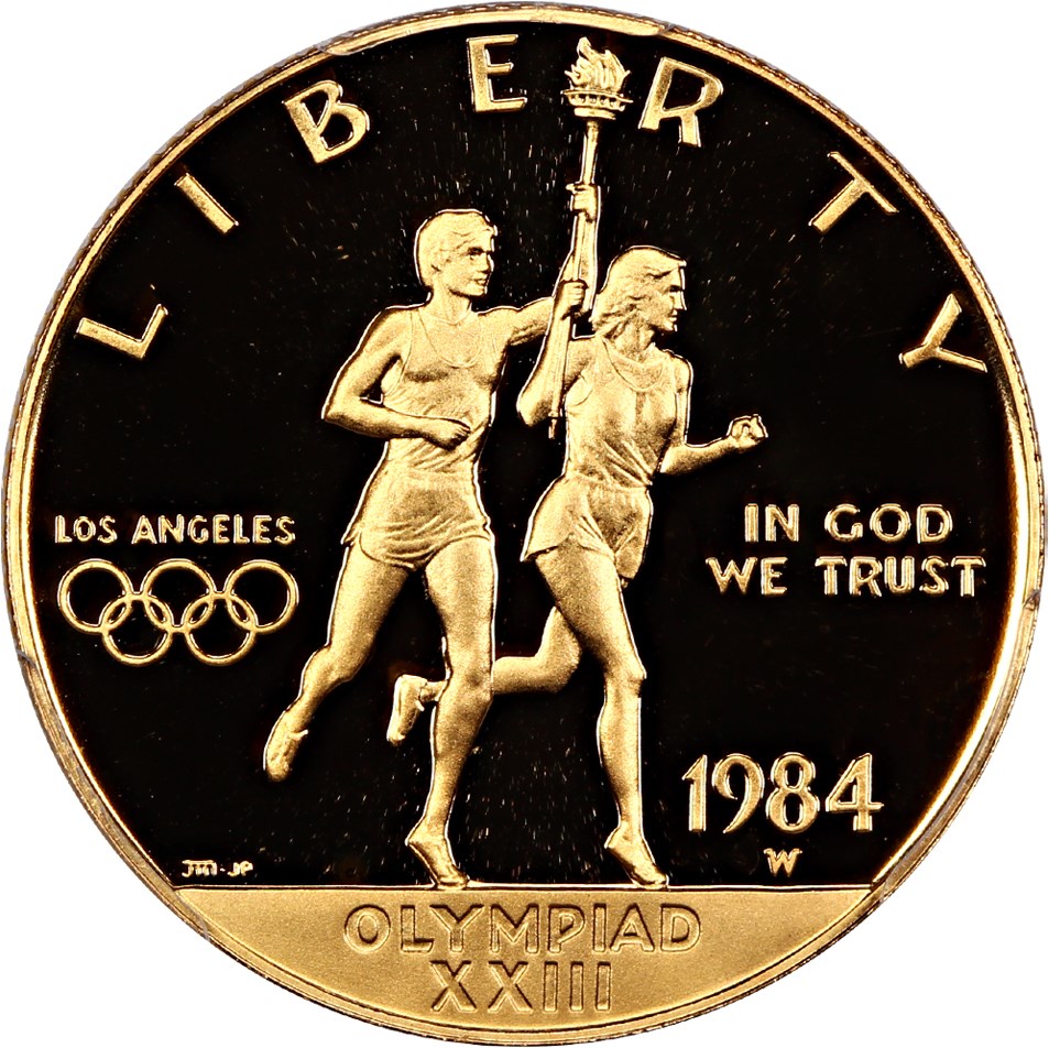 image for: 1984-W Olympic $10 PCGS Proof 69 DCAM