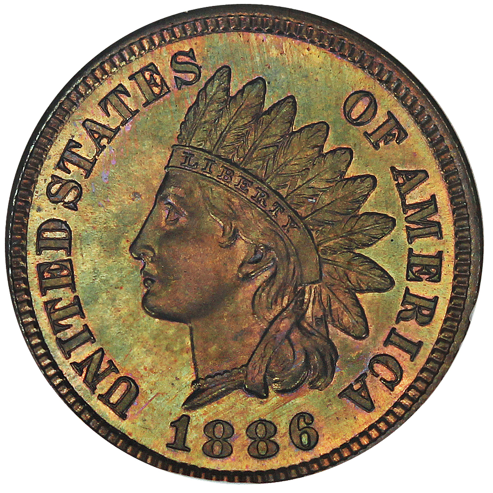 image for: 1886 1c NGC/CAC Proof 65 BN (Type 1, OH)