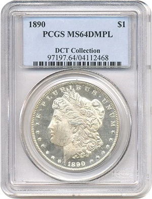 image for: 1890 $1 PCGS MS64 DMPL