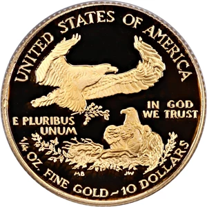 image for: 2007-W Gold Eagle $10 PCGS Proof 69 DCAM (First Strike)