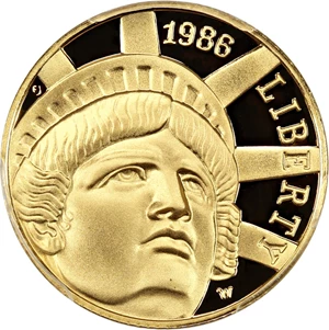 image for: 1986-W Statue of Liberty $5 PCGS Proof 69 DCAM