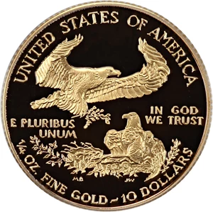 image for: 1998-W Gold Eagle $10 PCGS Proof 69 DCAM
