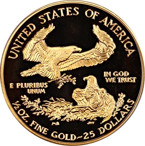 image for: 2000-W Gold Eagle $25 PCGS Proof 69 DCAM