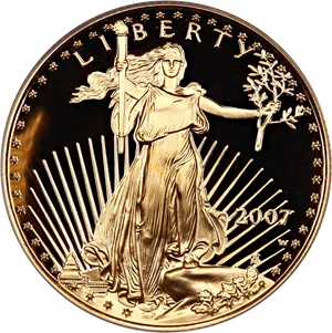 image for: 2007-W Gold Eagle $25 PCGS Proof 69 DCAM (First Strike)