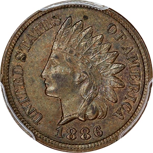 image for: 1886 1c PCGS AU58 (Type 2)