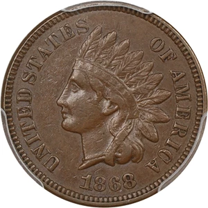 image for: 1868 1c PCGS AU50