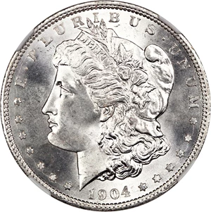 image for: 1904-O $1 NGC MS67