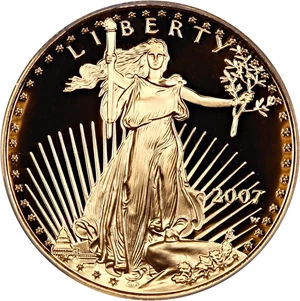 image for: 2007-W Gold Eagle $25 PCGS Proof 69 DCAM (First Strike)