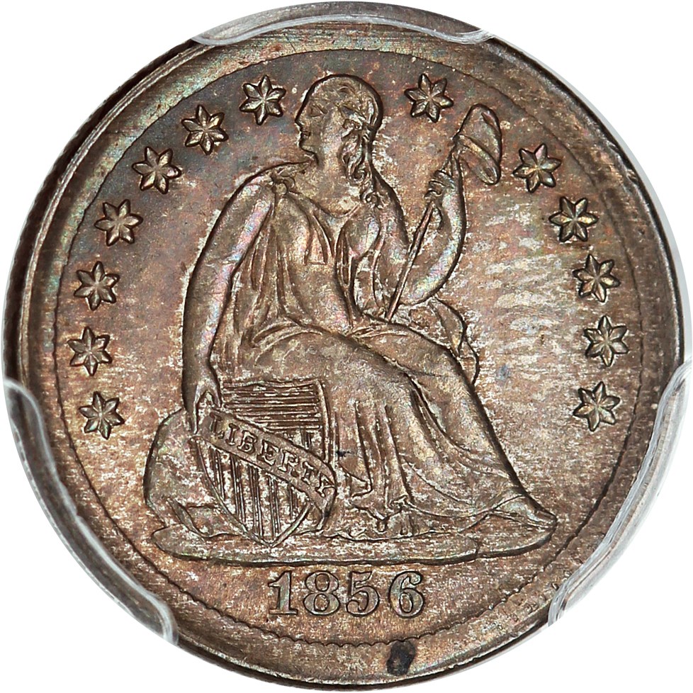 image for: 1856 H10c PCGS MS64