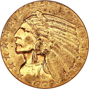 image for: 1909 $5 NGC MS61