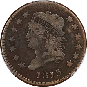 image for: 1813 1c PCGS VG-10
