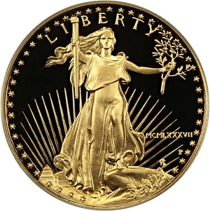 image for: 1987-P Gold Eagle $25 PCGS Proof 69 DCAM