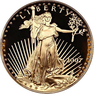 image for: 2007-W Gold Eagle $25 PCGS Proof 69 DCAM (First Strike)