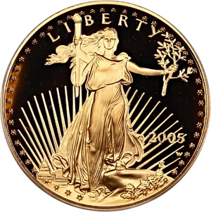 image for: 2005-W Gold Eagle $25 PCGS Proof 69 DCAM