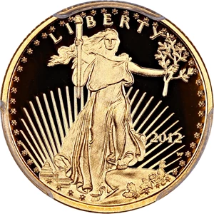 image for: 2012-W Gold Eagle $10 PCGS Proof 69 DCAM