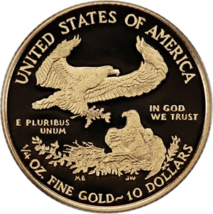 image for: 2010-W Gold Eagle $10 PCGS Proof 69 DCAM (First Strike)