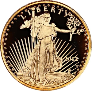 image for: 2012-W Gold Eagle $10 PCGS Proof 69 DCAM